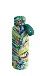QUOKKA BOTELLA TERMO ACERO INOXIDABLE SOLID CON COLGADOR COLOR NATURE 510 ML