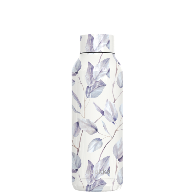 QUOKKA BOTELLA TERMO ACERO INOXIDABLE SOLID GRAY BOUQUET 510 ML