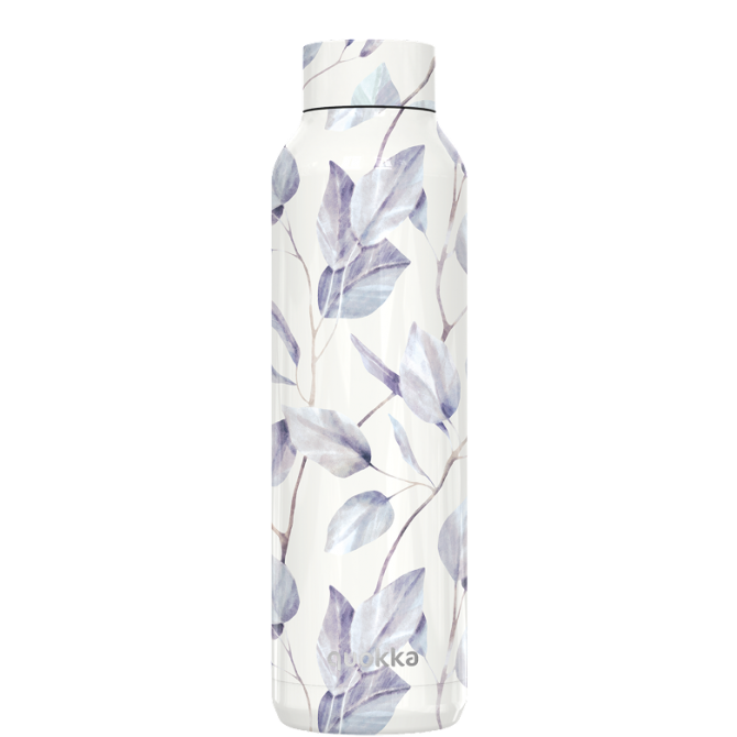 QUOKKA BOTELLA TERMO ACERO INOXIDABLE SOLID GRAY BOUQUET 630 ML