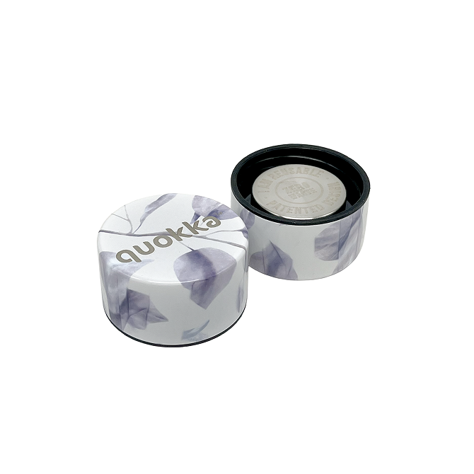 QUOKKA BOTELLA TERMO ACERO INOXIDABLE SOLID GRAY BOUQUET 630 ML