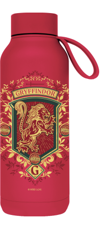 QUOKKA BOTELLA TERMO ACERO INOXIDABLE SOLID CON COLGADOR CHERRY RED 510 ML HP GRYFFINDOR