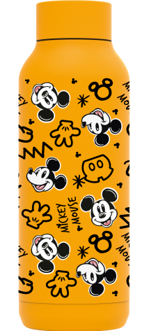 QUOKKA BOTELLA TERMO ACERO INOXIDABLE SOLID LIGHT YELLOW 510 ML MICKEY POP