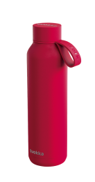 QUOKKA BOTELLA TERMO ACERO INOXIDABLE SOLID CON COLGADOR CHERRY RED 630 ML