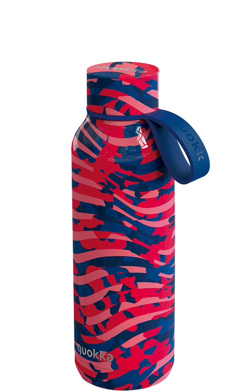 QUOKKA BOTELLA TERMO ACERO INOXIDABLE SOLID CON COLGADOR CLASH 510 ML