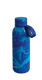 QUOKKA BOTELLA TERMO ACERO INOXIDABLE SOLID CON COLGADOR WAVES 510 ML