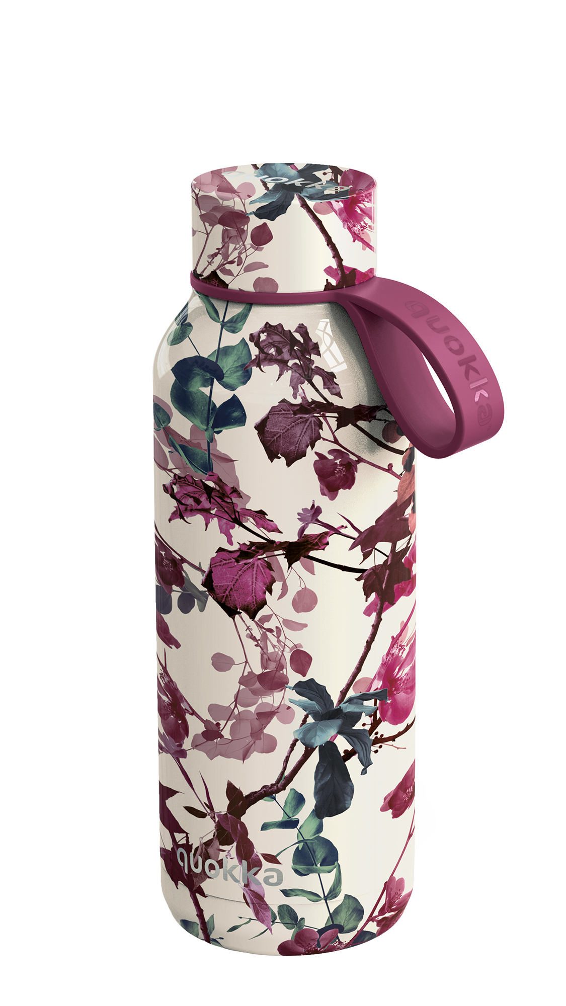 QUOKKA BOTELLA TERMO ACERO INOXIDABLE SOLID CON COLGADOR TREE BRANCHES 510 ML