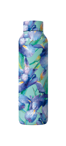 QUOKKA BOTELLA TERMO ACERO INOXIDABLE SOLID BLUE IRISES 850 ML