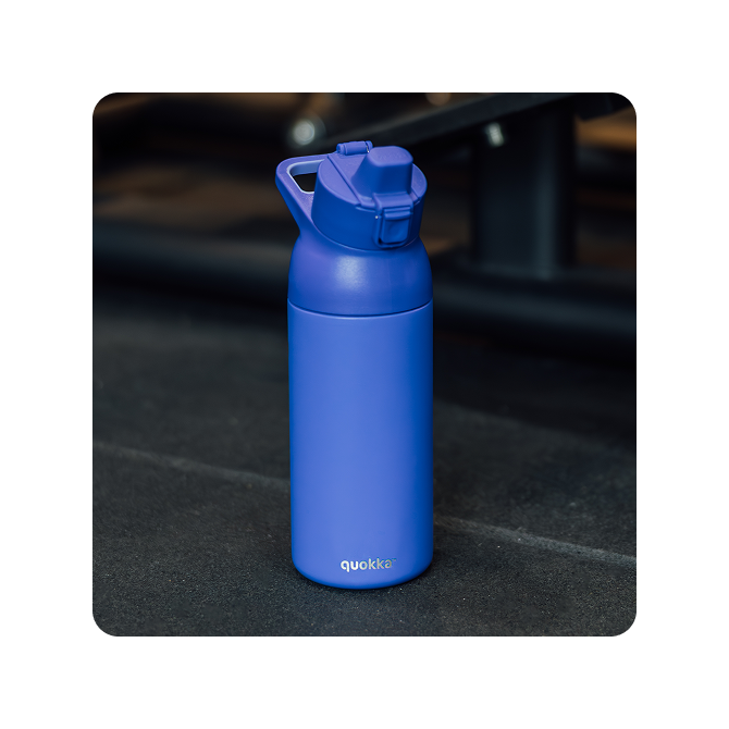 QUOKKA BOTELLA TERMO ACERO INOXIDABLE CON SIPPER TIDE DUSK BLUE 700 ML