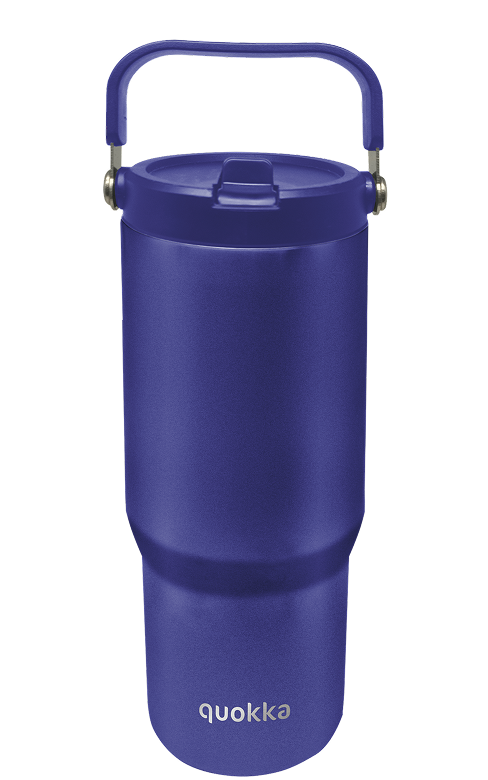 QUOKKA VASO COOL TERMO ACERO INOXIDABLE CON ASA CORE DUSK BLUE 860 ML