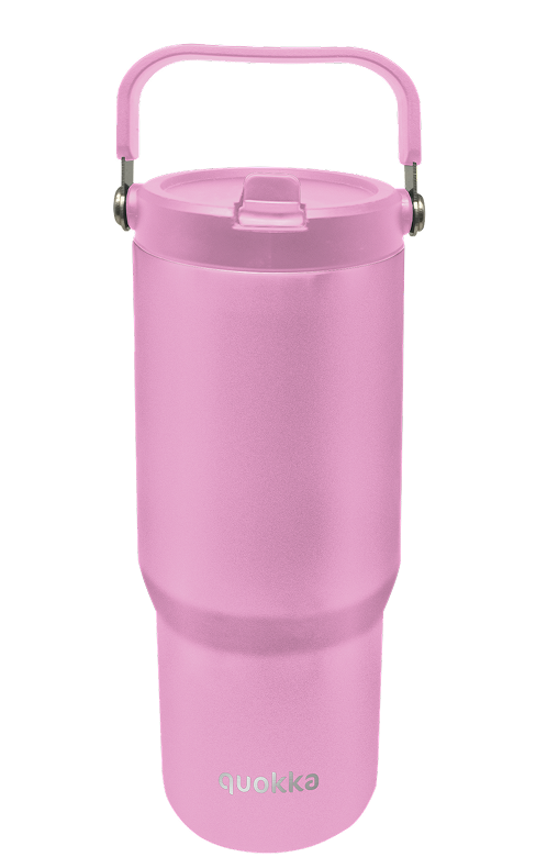 QUOKKA VASO COOL TERMO ACERO INOXIDABLE CON ASA CORE BLOSSOM PINK 860 ML