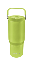 QUOKKA VASO COOL TERMO ACERO INOXIDABLE CON ASA CORE APPLE GREEN 860 ML