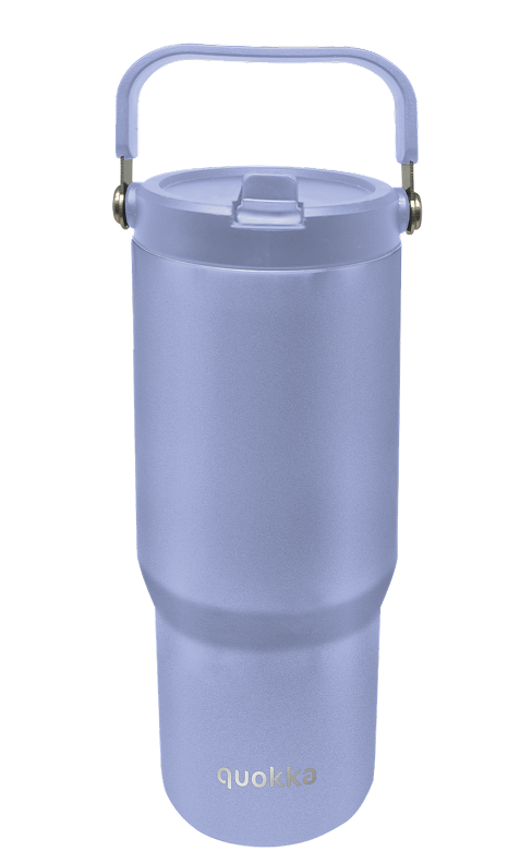 QUOKKA VASO COOL TERMO ACERO INOXIDABLE CON ASA CORE LAVENDER 860 ML