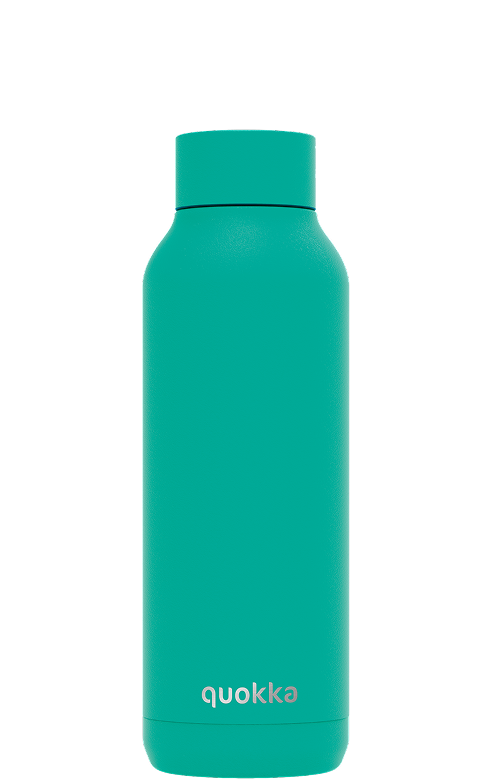 QUOKKA BOTELLA TERMO ACERO INOXIDABLE SOLID JADE GREEN 510 ML