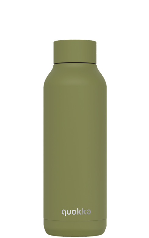QUOKKA BOTELLA TERMO ACERO INOXIDABLE SOLID OLIVE GREEN 510 ML