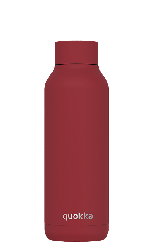 QUOKKA BOTELLA TERMO ACERO INOXIDABLE SOLID FIREBRICK RED 510 ML