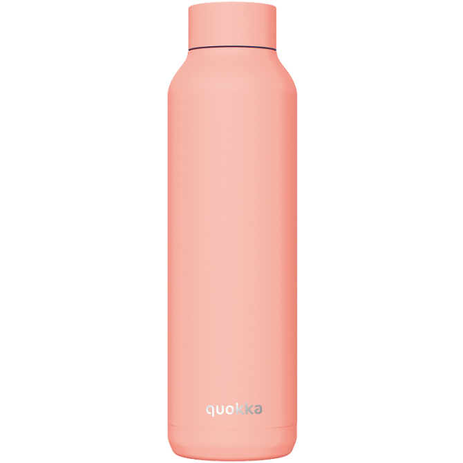 QUOKKA BOTELLA TERMO ACERO INOXIDABLE SOLID PASTEL PEACH 850 ML