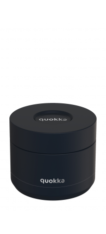 QUOKKA RECIPIENTE COMIDA TERMICO ACERO INOXIDABLE WHIM BLACK 360 ML