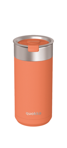 QUOKKA VASO CAFE TERMICO ACERO INOXIDABLE BOOST PAPAYA ORANGE 400 ML