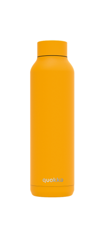 QUOKKA BOTELLA TERMO ACERO INOXIDABLE SOLID AMBER YELLOW 630 ML