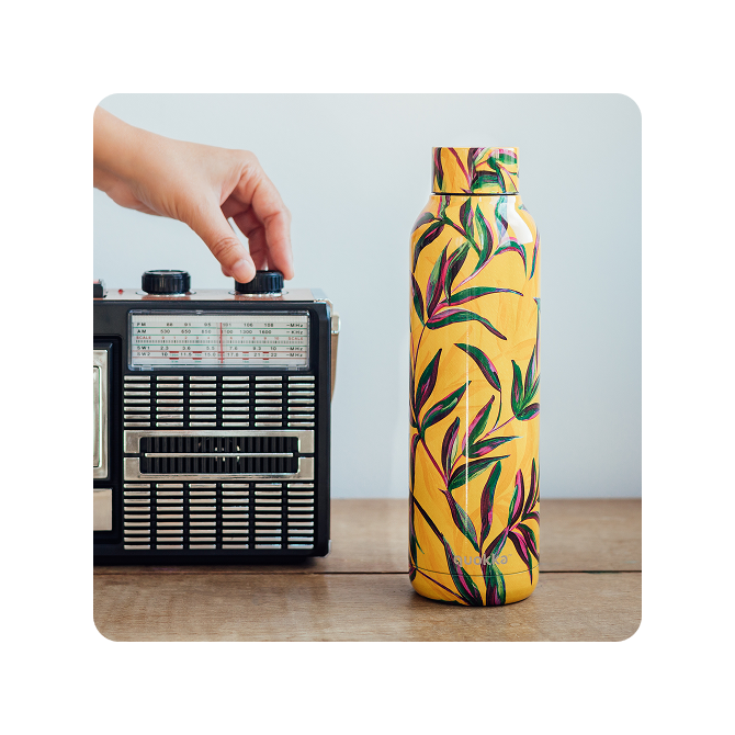 QUOKKA BOTELLA TERMO ACERO INOXIDABLE SOLID SUN GARDEN 630 ML