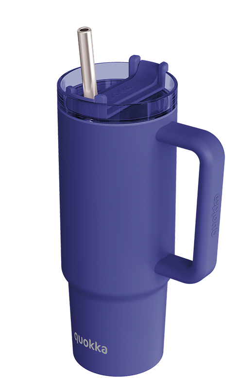 QUOKKA TAZA TERMO ACERO INOXIDABLE STREAM DUSK BLUE 950 ML