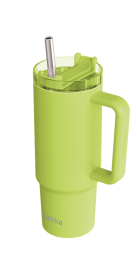 QUOKKA TAZA TERMO ACERO INOXIDABLE STREAM APPLE GREEN 950 ML