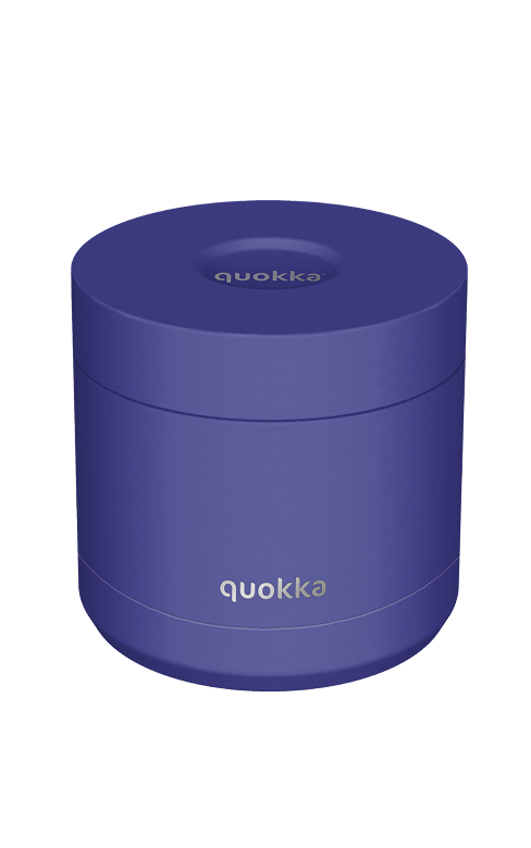 QUOKKA RECIPIENTE COMIDA TERMICO ACERO INOXIDABLE WHIM DUSK BLUE 600 ML