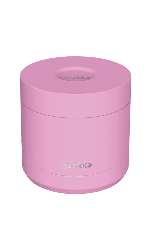 QUOKKA RECIPIENTE COMIDA TERMICO ACERO INOXIDABLE WHIM BLOSSOM PINK 600 ML
