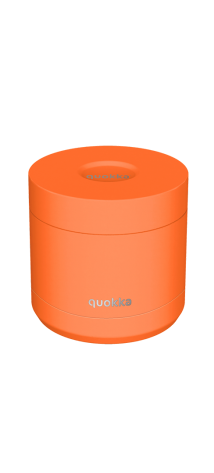 QUOKKA RECIPIENTE COMIDA TERMICO ACERO INOXIDABLE WHIM PAPAYA ORANGE 600 ML
