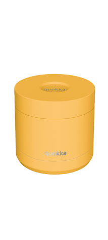 QUOKKA RECIPIENTE COMIDA TERMICO ACERO INOXIDABLE WHIM SAFFRON YELLOW 600 ML