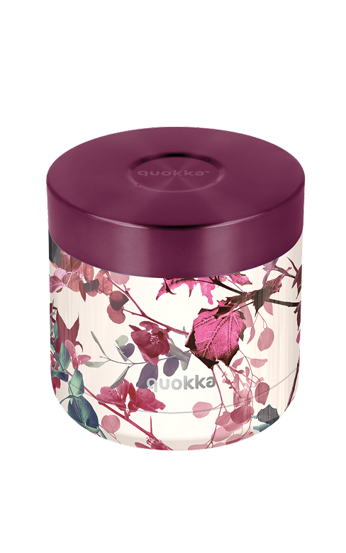 QUOKKA RECIPIENTE COMIDA TERMICO ACERO INOXIDABLE WHIM TREE BRANCHES 600 ML