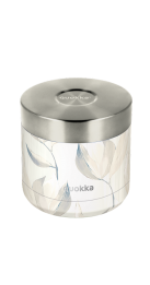 QUOKKA RECIPIENTE COMIDA TERMICO ACERO INOXIDABLE WHIM COTTON 600 ML