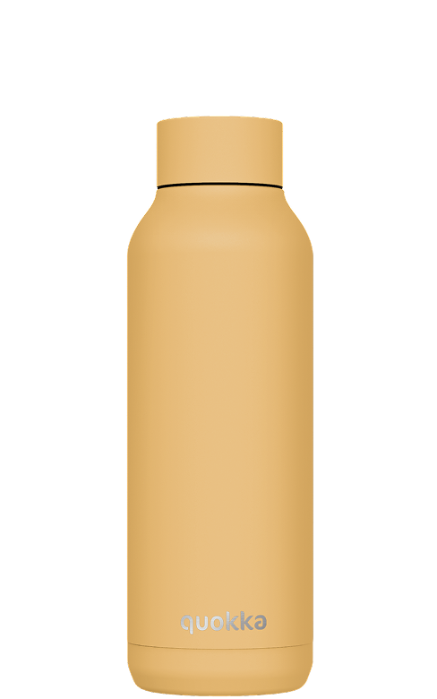 QUOKKA BOTELLA TERMO ACERO INOXIDABLE SOLID SAFFRON YELLOW 510 ML