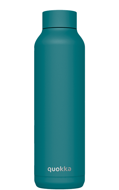 QUOKKA BOTELLA TERMO ACERO INOXIDABLE SOLID MIDNIGHT GREEN 630 ML