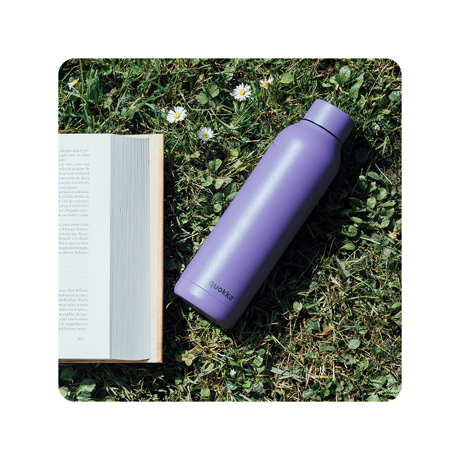 QUOKKA BOTELLA TERMO ACERO INOXIDABLE SOLID BURGUNDY 630 ML