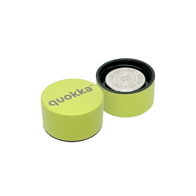QUOKKA BOTELLA TERMO ACERO INOXIDABLE SOLID APPLE GREEN 630 ML