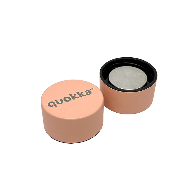 QUOKKA BOTELLA TERMO ACERO INOXIDABLE SOLID PASTEL PEACH 630 ML