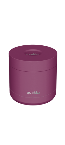 QUOKKA RECIPIENTE COMIDA TERMICO ACERO INOXIDABLE WHIM BURGUNDY 600 ML