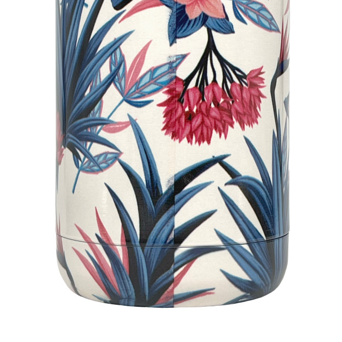 QUOKKA BOTELLA TERMO ACERO INOXIDABLE SOLID BLUE GARDEN 630 ML