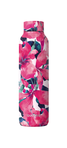 QUOKKA BOTELLA TERMO ACERO INOXIDABLE SOLID PINK BLOOM 850 ML