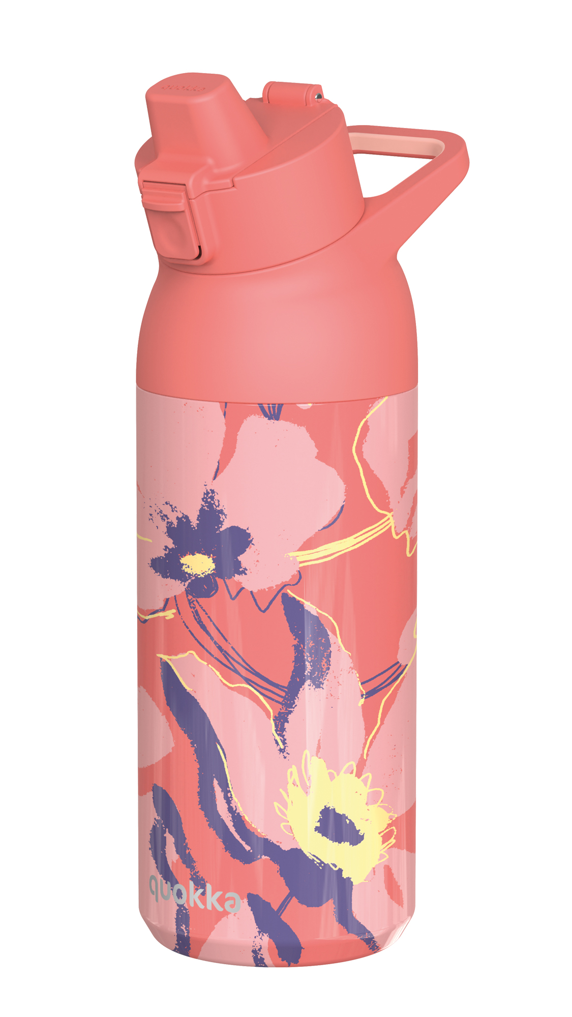 QUOKKA BOTELLA TERMO ACERO INOXIDABLE CON SIPPER TIDE CORAL SKETCH 700 ML