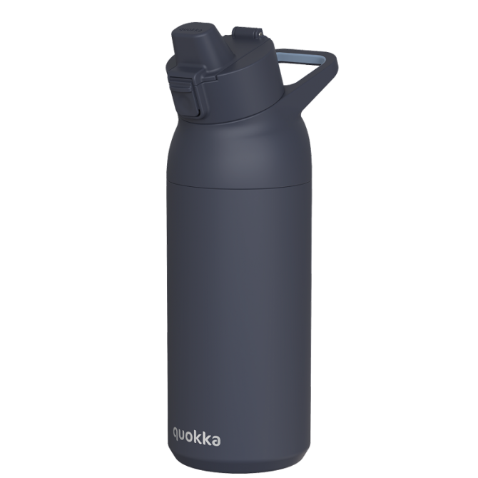 QUOKKA BOTELLA TERMO ACERO INOXIDABLE CON SIPPER TIDE SLATE 700 ML