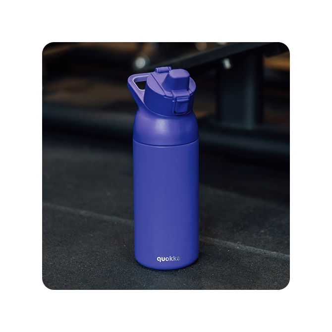 QUOKKA BOTELLA TERMO ACERO INOXIDABLE CON SIPPER TIDE DUSK BLUE 700 ML