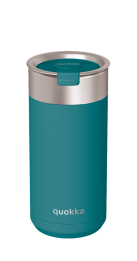 QUOKKA VASO CAFE TERMICO ACERO INOXIDABLE BOOST MIDNIGHT GREEN 400 ML