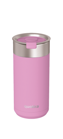 QUOKKA VASO CAFE TERMICO ACERO INOXIDABLE BOOST BLOSSOM PINK 400 ML