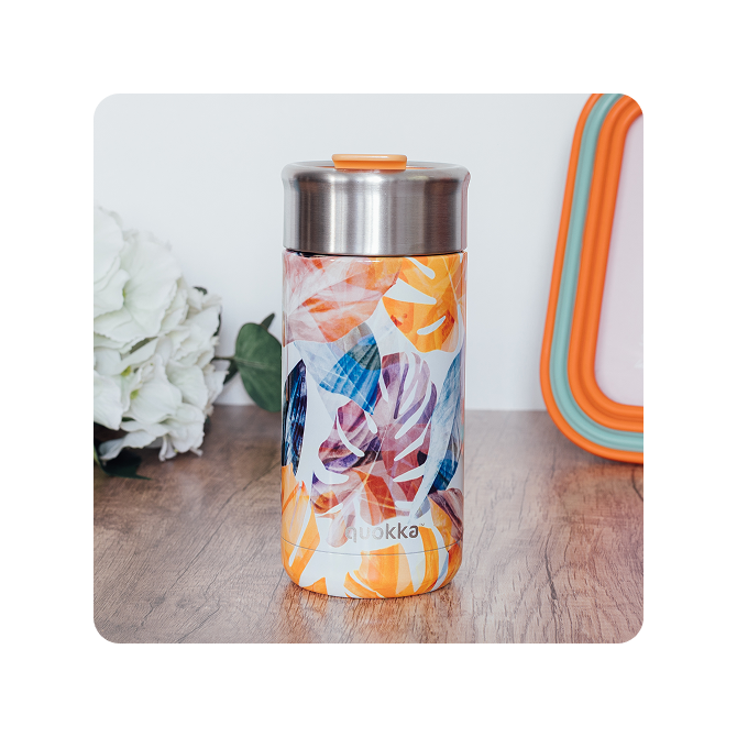 QUOKKA VASO CAFE TERMICO ACERO INOXIDABLE BOOST AUTUMN 400 ML