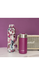 QUOKKA LOTE BOTELLA TERMO ACERO INOX. Y VASO CAFE TERMICO ACERO INOX. (41171 + 40352)