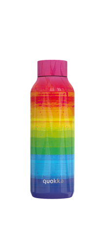 QUOKKA BOTELLA TERMO ACERO INOXIDABLE SOLID RAINBOW 510 ML