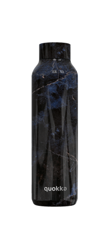 QUOKKA BOTELLA TERMO ACERO INOXIDABLE SOLID BLACK MARBLE 630 ML