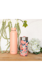 QUOKKA LOTE VASO CAFE TERMICO ACERO INOX. Y BOTELLA TERMO ACERO INOX. (41364 + 12099)